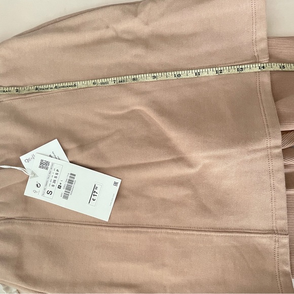 Zara tan ribbed skort shorts size X-Small - Picture 5 of 8